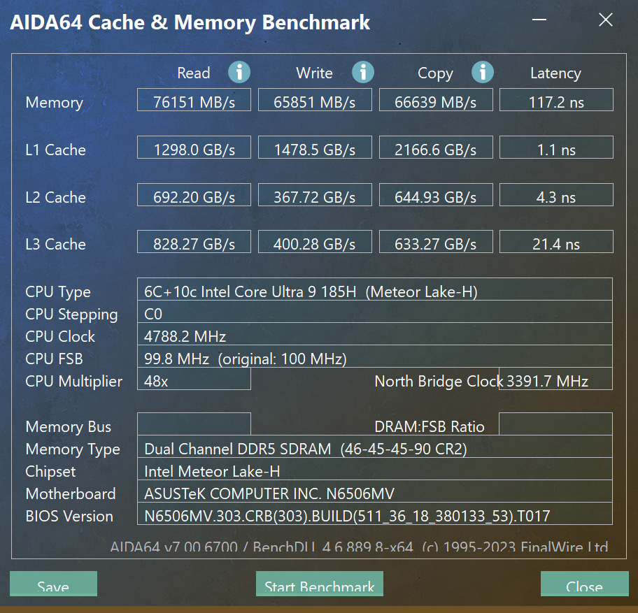 首台酷睿Ultra9+RTX4060 全能AI轻薄本 华硕无畏Pro15 2024评测  第27张