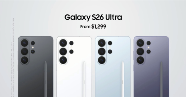三星S26系列发布 搭载全球首款硬件级防窥屏 6999元起