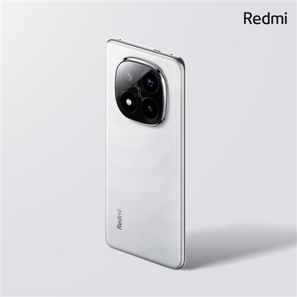 有史以来最优雅的Note！Redmi Note 14 Pro+镜瓷白外观公布：曲屏曲边 温润如玉