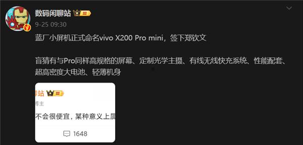 质感拉满！vivo X200 Pro mini设计曝光：哑机中框为磨砂材质  第4张