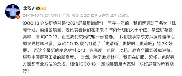 直屏党的梦想旗舰！iQOO 13登上2K直屏最顶峰  第4张