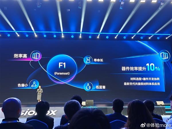 维信诺新一代发光材料体系F1发布：小米/OPPO/vivo/荣耀要用  第3张