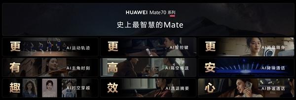 史上最智慧Mate！华为Mate70首发九大AI神技：隔空传送、时空穿越全都有  第2张