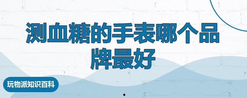 测血糖的手表哪个品牌最好