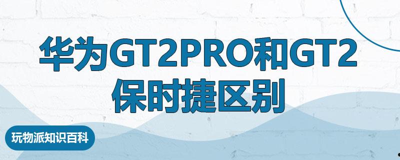 华为gt2pro和gt2保时捷区别  第1张