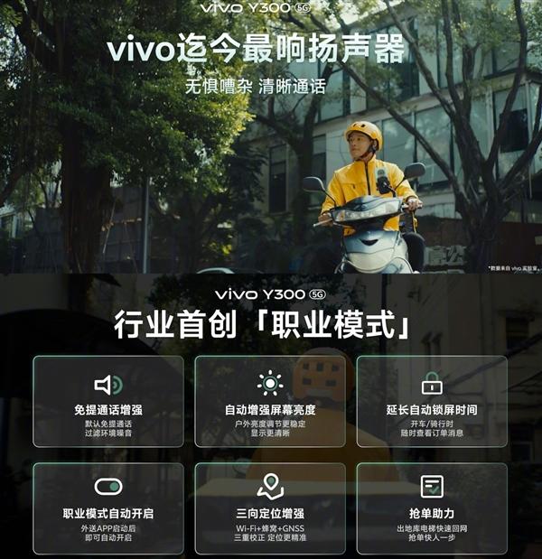 vivo Y300搭载vivo史上最强扬声器：至高600%大音量  第5张